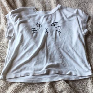 cat crop top